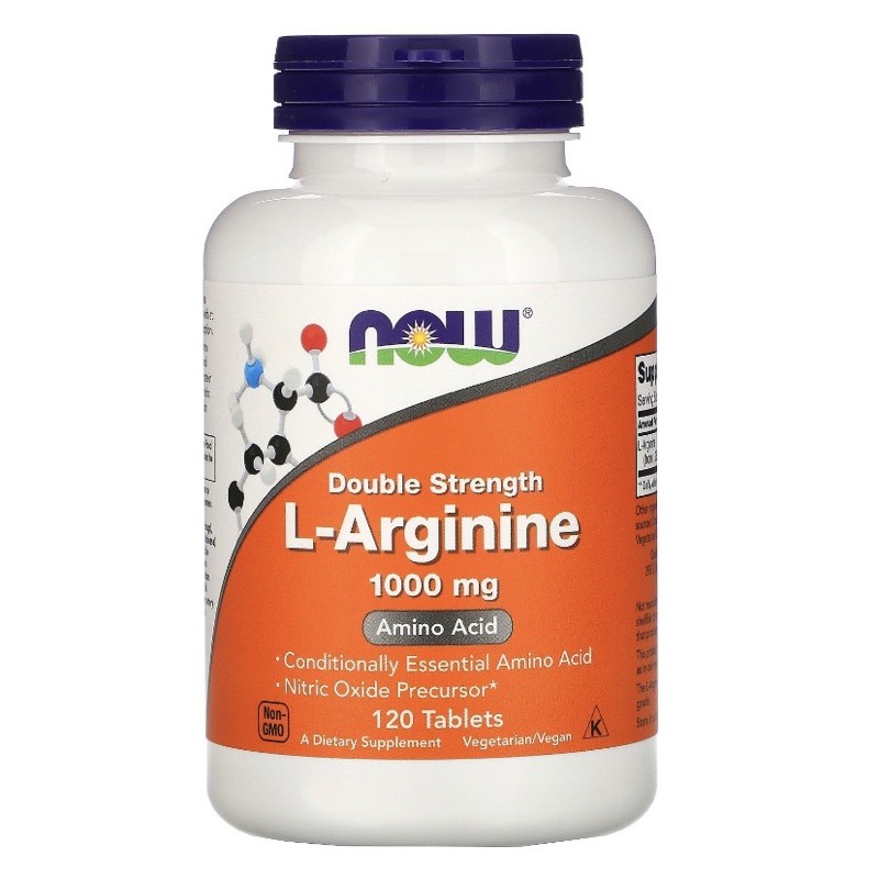 [兩罐免運] [現貨] Now Foods 左旋精氨酸 L-Arginine 1000mg 120顆 錠劑