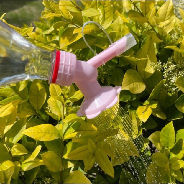 簡易式灑水器 灑水接頭 澆水器 瓶蓋灑水器 寶特瓶專用 澆花 灑水頭 家庭園藝【A-13085】上萬