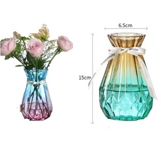 love house-歐風玻璃小插花-花瓶透明裝飾/風水擺飾