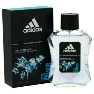 Adidas Ice Dive 愛迪達品味透涼運動男性淡香水/1瓶/100ml-公司正貨