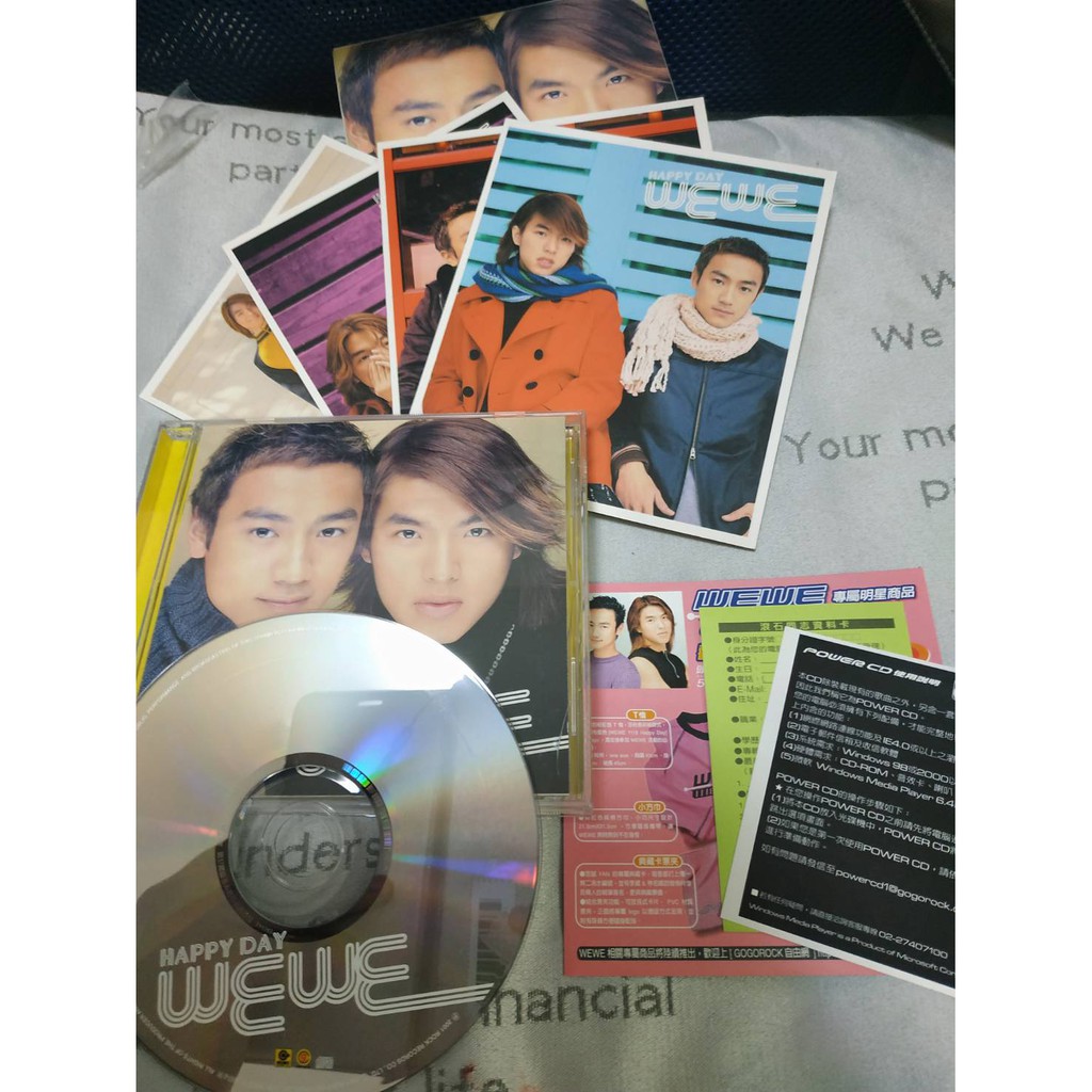 絕版收藏ｃｄ專輯李威林佑威威威二人組wewe Happy Day 蝦皮購物