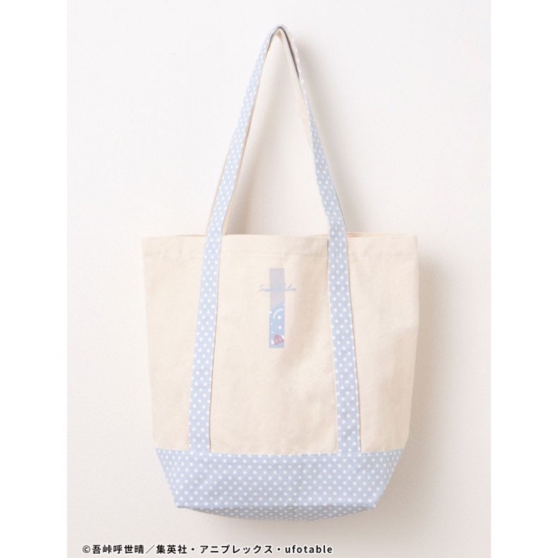 全新 日本 聯名 honeys 鬼滅之刃 帆布袋 帆布包 背包 伊之助 藍色 寶寶藍 提袋