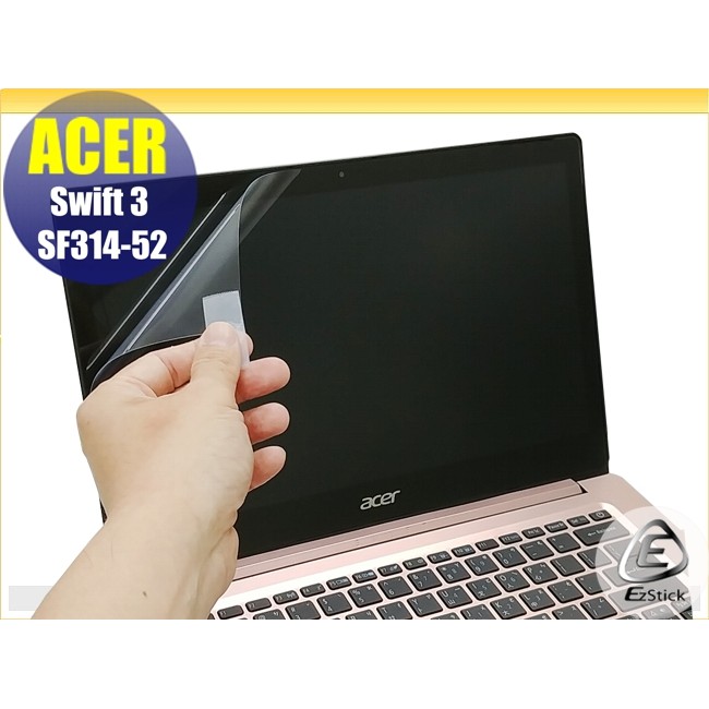 【Ezstick】ACER Swift3 SF314 SF314-52 SF314-52G 靜電式筆電LCD液晶螢幕貼