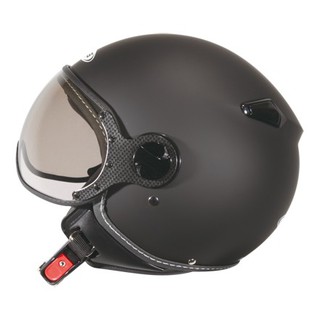 ZEUS 瑞獅 ZS 210C 素色 3/4罩 半罩 小帽體 安全帽 消光黑 平光黑