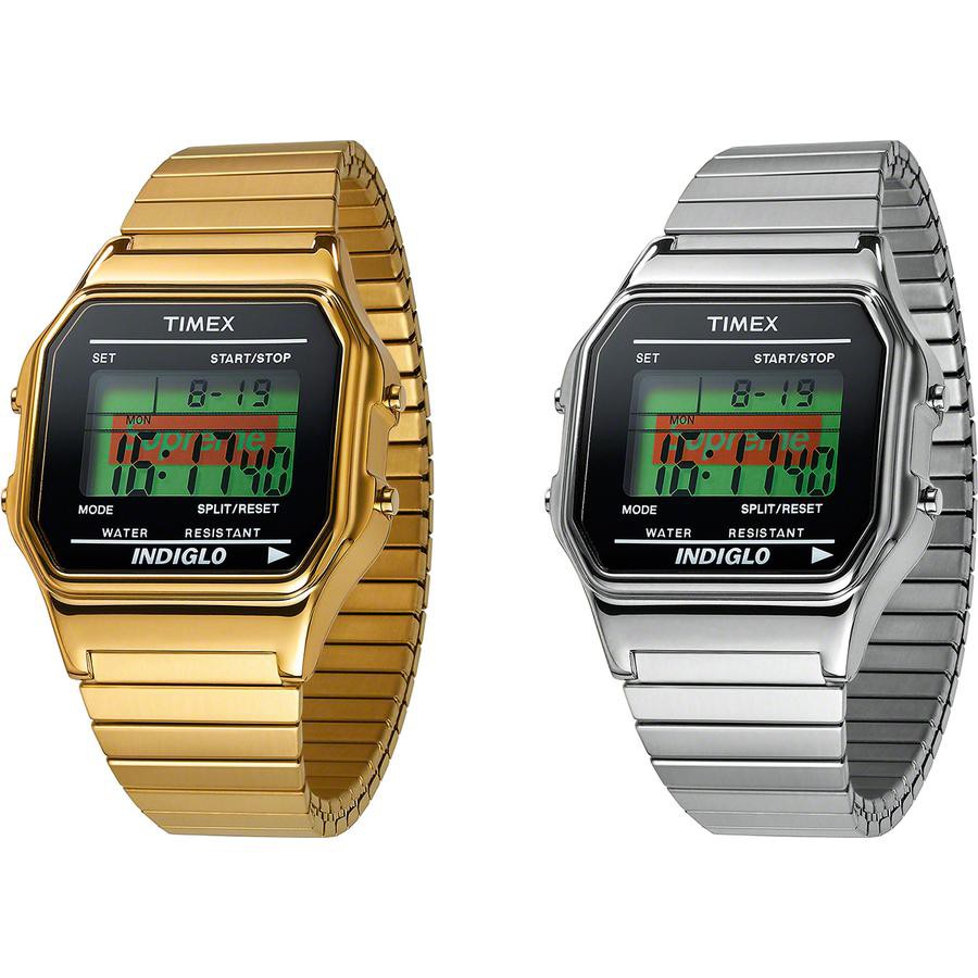 【ToMo】Supreme 19F/W  Supreme®/Timex® Digital Watch 手錶 金色/銀色