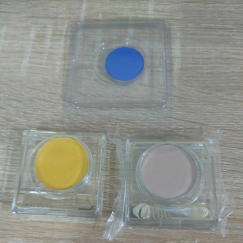 AILIN 晶炫眼影 單色眼影 紙圖專用 美容乙丙級檢定考試 黃色 膚色 藍色