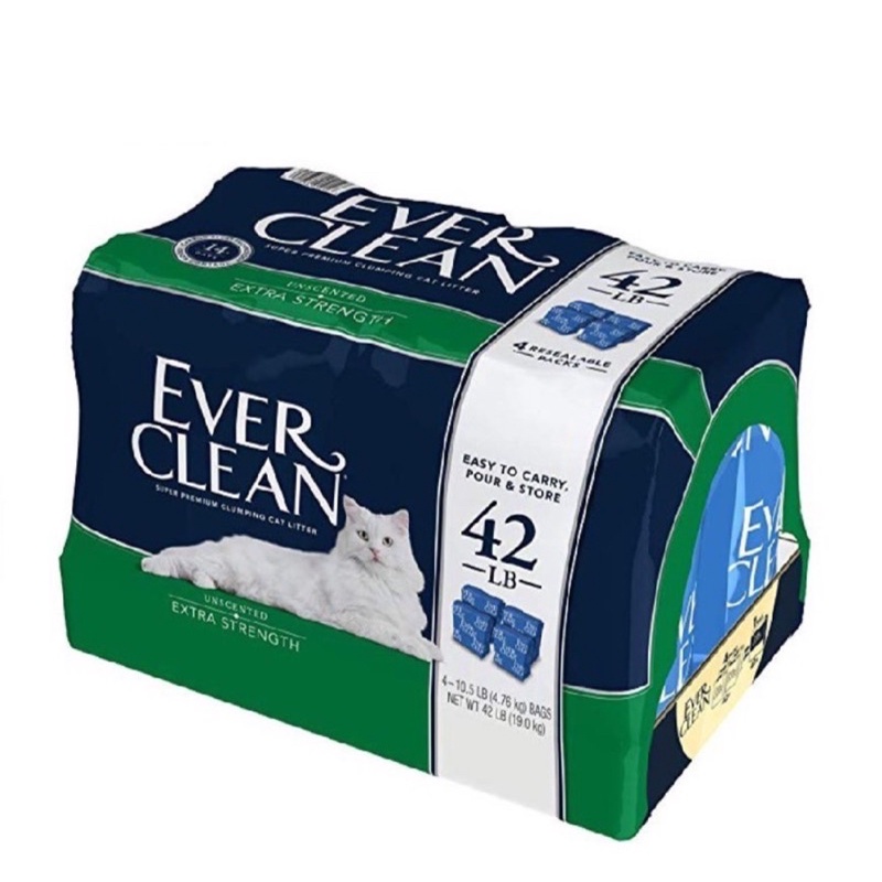 EverClean貓砂42磅含運(只能宅配不能超取 一標一個)