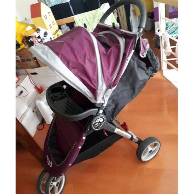 @ 燦瑩汽車 @中古美品  baby jogger city mlnl 大三輪秒收手推車 （附餐盤）  便宜賣