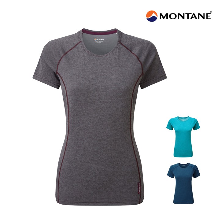 Montane 英國 女款 多色 DART T-Shirt 短袖排汗上衣 排汗衫 藍 灰 天空藍 FDATS 綠野山房