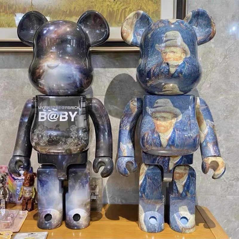 MCM bearbrick400%暴力熊フィギュア積木熊