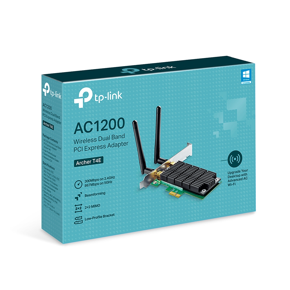 TP-LINK Archer T4E AC1200 無線雙頻PCIe網卡 防疫 居家辦公 遠距教學 現貨 廠商直送