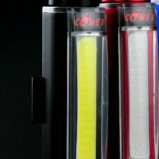 鋁合金 COB 自行車燈 USB充電 LED警示燈 現貨黑 紅