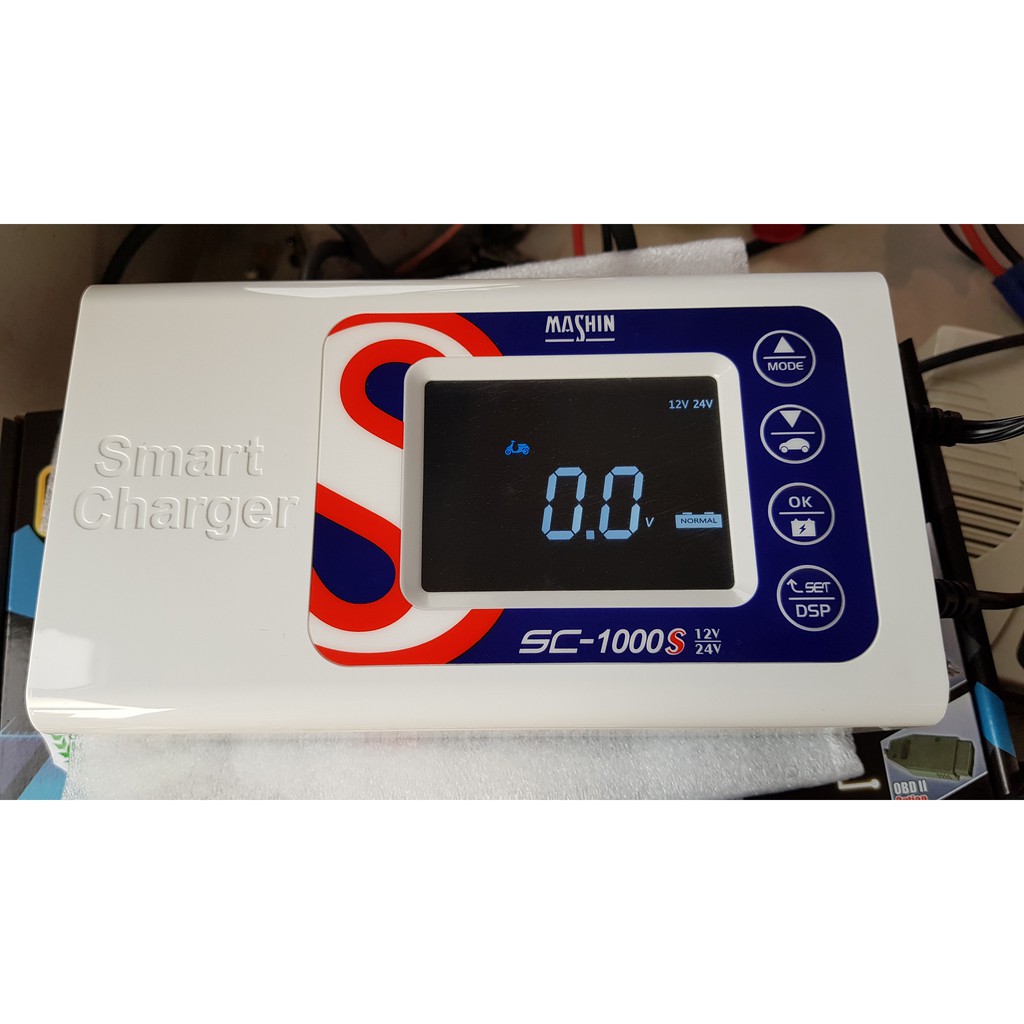 MASHIN 麻新電子 SC-1000S 標準版-鋰鐵鉛酸雙模充電器 全新到貨 12V 24V