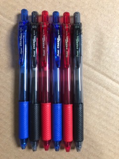(限量活動 買二送一)Pentel BLN105 0.5mm / BLN104 0.4mm 極速鋼珠筆 紅色 藍色 黑色