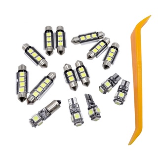 汽車內部LED閱讀 燈燈泡套件 白色圓頂地圖燈 適用於奔馳C級W 203 2000-2007