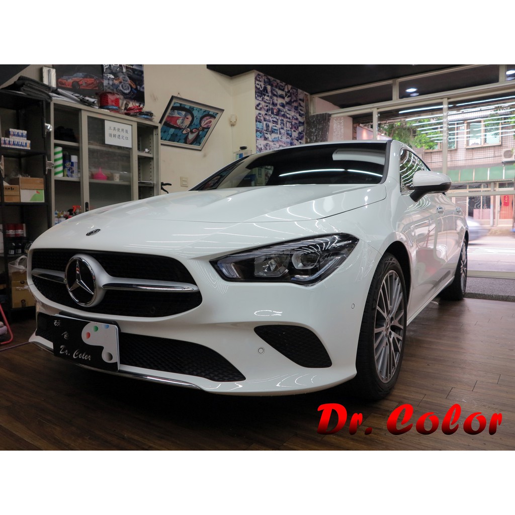 Dr. Color 玩色專業汽車包膜 M-Benz CLA200 車燈保護膜