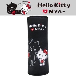 車資樂㊣汽車用品【PKYD001B-01】Hello Kitty x Nya 系列 安全帶保護套舒眠枕 1入