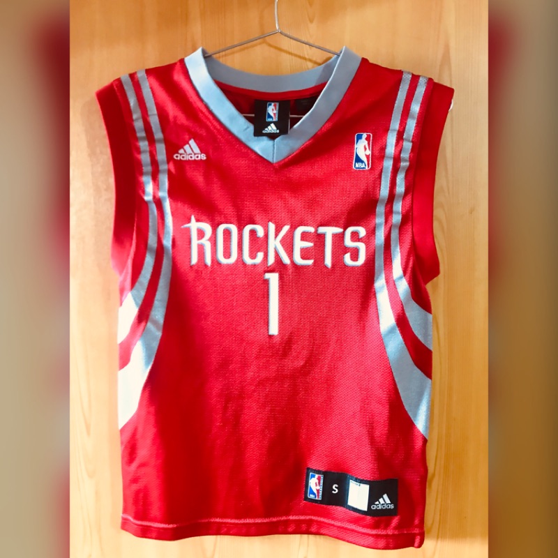 Tracy McGrady T-Mac 火箭客場紅 NBA球衣 adidas Rockets 九成新 青年版