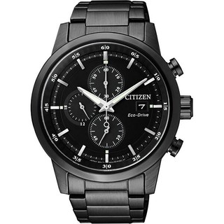 CITIZEN 星辰 CA0615-59E 極黑時尚光動能計時腕錶 /黑麵 41mm