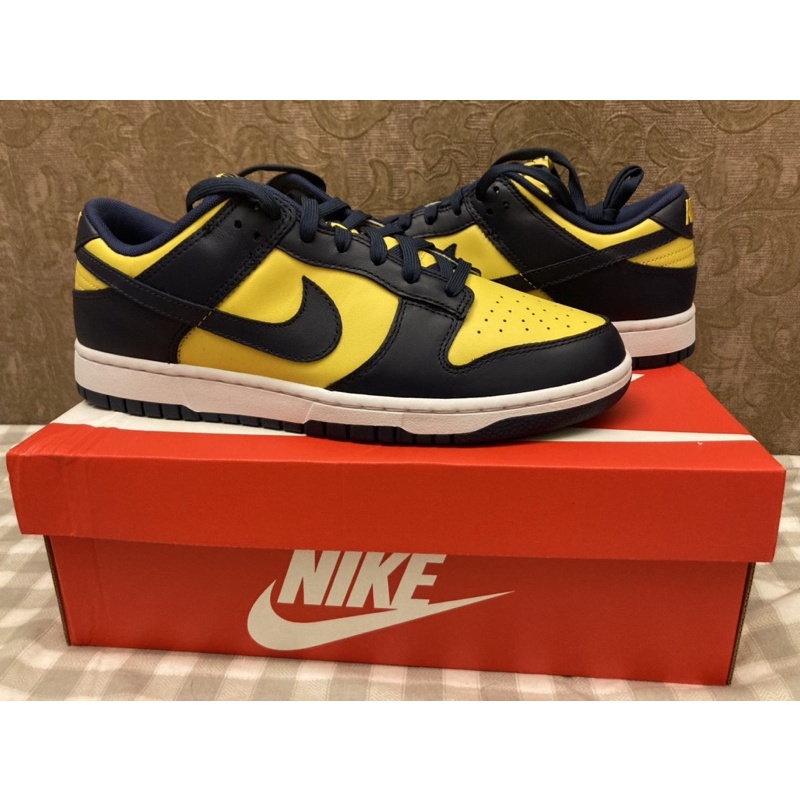 Nike Dunk Low Retro 經典密西根大學配色 原版色 OG 藍 黃 現貨US10