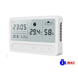 【溫度小子】床頭溫濕度計 時間 日期 鬧鐘 壁掛式 嬰兒房 充電式 多功能 數位顯示 溫度計 溫度表