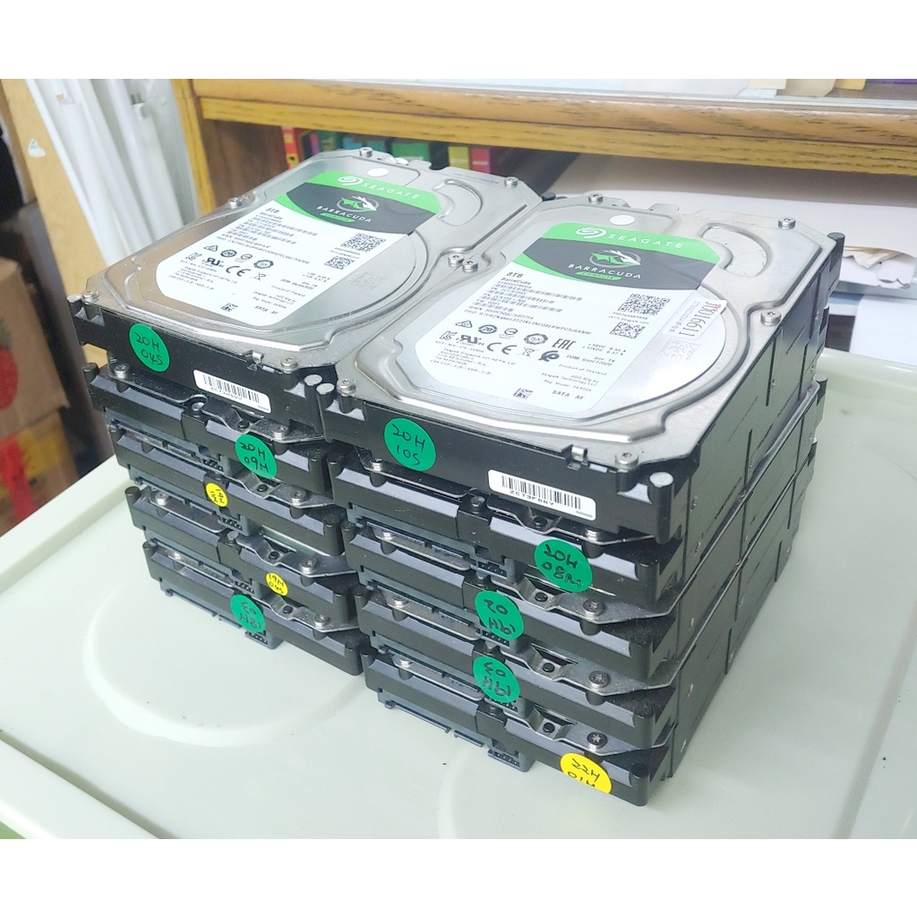 台灣現貨 原廠保固中 SEAGATE 8TB BarraCuda 3.5" SATA 二手冷儲存碟ST8000DM004