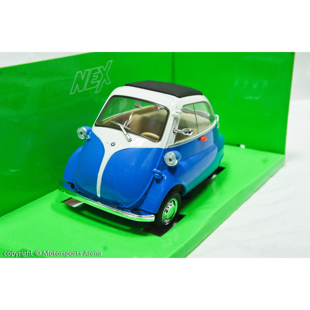 【超值特價】1:18 Welly BMW Isetta 1959 藍/紅/黃色 ※車門可開※