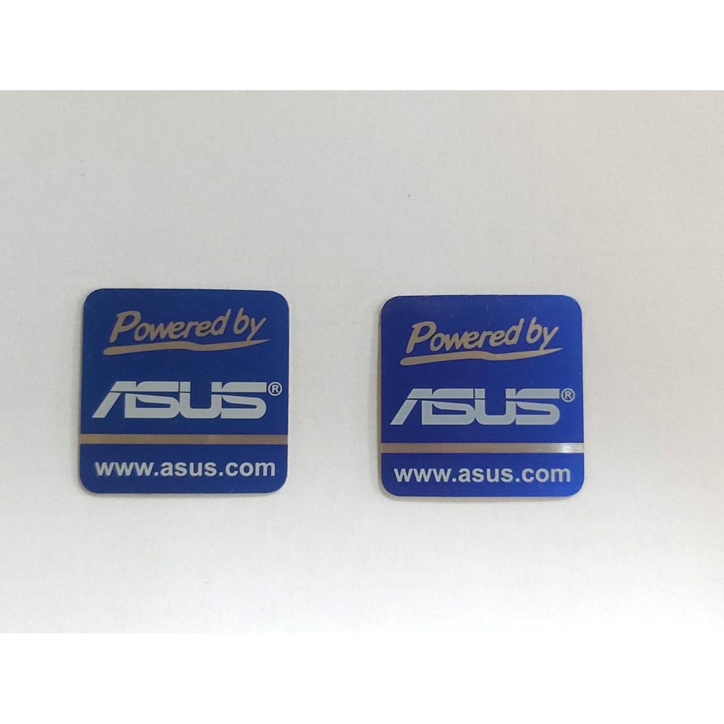 ASUS 華碩 主機板 原廠金屬貼紙(全新) 2cm*2cm 炫反光貼紙 機殼貼紙 信仰貼紙 機車貼紙 性能標示