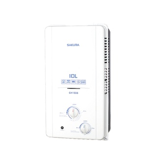 櫻花【GH1035】 10公升ABS防空燒屋外傳統熱水器(全臺安裝)液化瓦斯(LPG) 大型配送