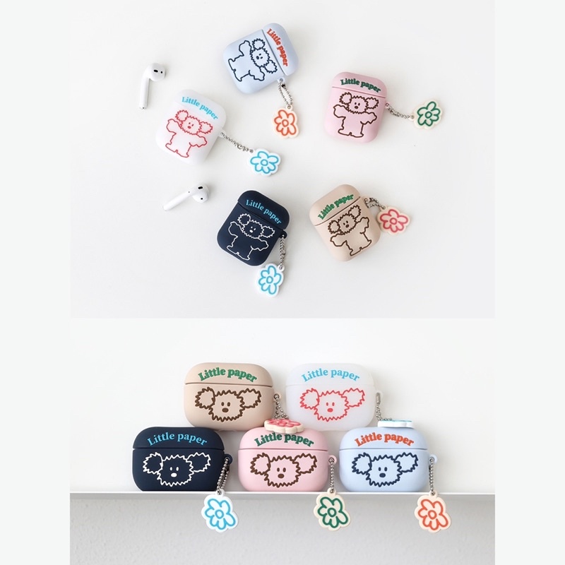 🎈ROMANE Little PaPer Airpods 1/2/PRO 耳機 保護套 吊飾 防摔 防刮 軟殼 矽膠殼