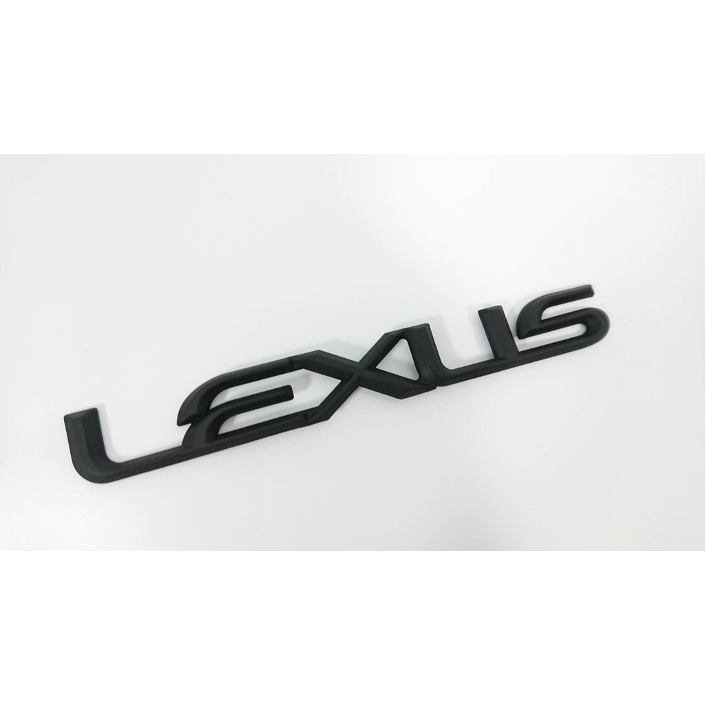 圓夢工廠 Lexus SC400 SC430 SC500 後車箱改裝 字標字貼 消光黑 同原廠字