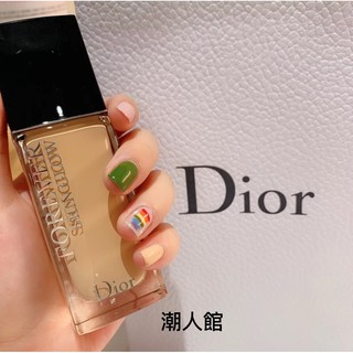 免稅店購入 Dior(迪奧)新款Forever凝脂恒久粉底液持久控油遮瑕保濕滋潤光澤滋潤版30ML附購買證明