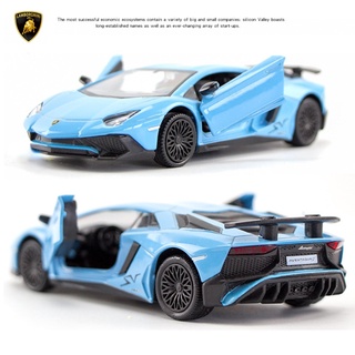 現貨汽車模型 模擬玩具車 合金車模 藍寶堅尼 模型車 Lamborghini 合金車 1:36玩具車 回力車 汽車玩具