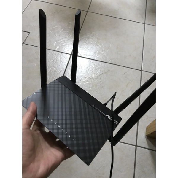 三台撿漏ASUS華碩 RT-AC1200 V2 AC1200 四天線雙頻無線WIFI路由器(分享器)