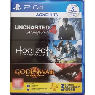 【24H發貨】超值組合包！PS4遊戲片 地平線期待黎明+秘境探險4 中文版 地平線 期待黎明 秘境探險 4 秘境探險4