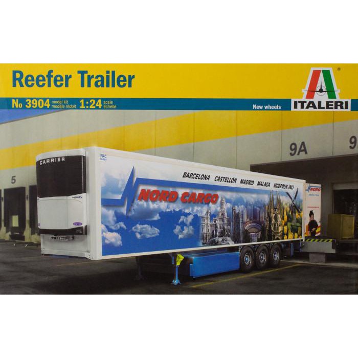 義大利 模型 ITALERI 1/24 3904 1/24 Reefer Trailer 冷凍貨櫃 曳引車 拖車頭 貨櫃