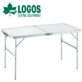 【日本 LOGOS】5-6人 兩段摺合桌 60*120cm/折疊桌 行動桌子 泡茶桌 耐熱 行動料理桌_73180005