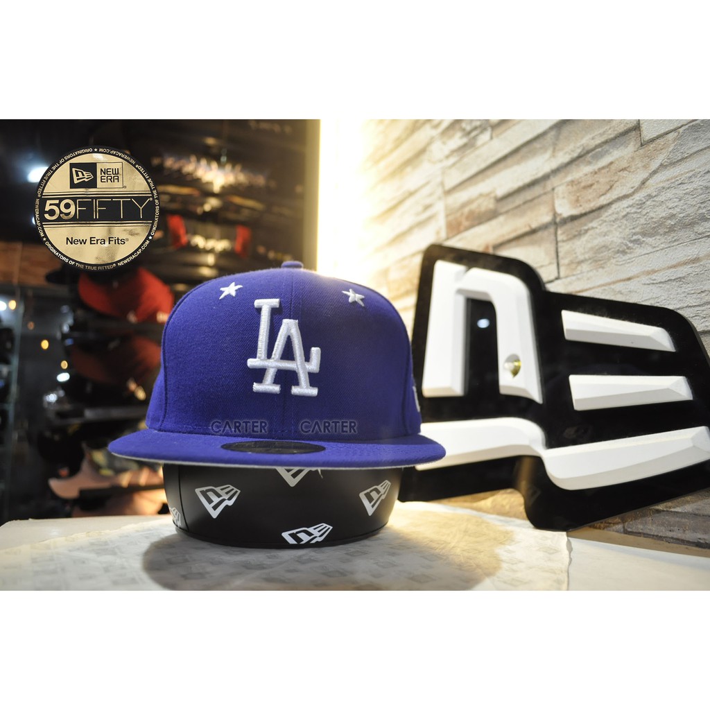 New Era x MLB LA Dodgers 59Fifty 美國職棒洛杉磯道奇世界氣孔星星寶藍全封棒球帽