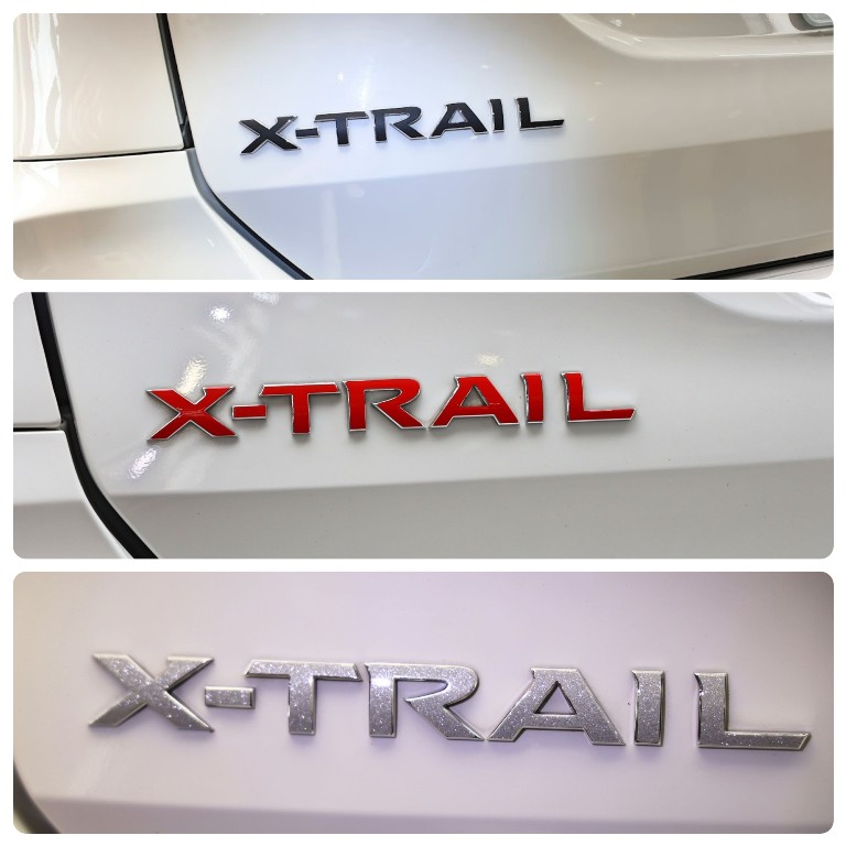 NISSAN X-TRAIL【尾門字樣改色貼】3M車貼膠膜 改裝配件