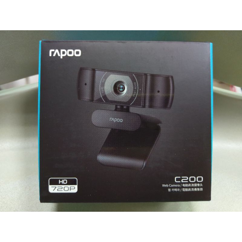 RAPOO 雷柏 C200 網路視訊攝影機 720P 超廣角降噪(全新未拆)
