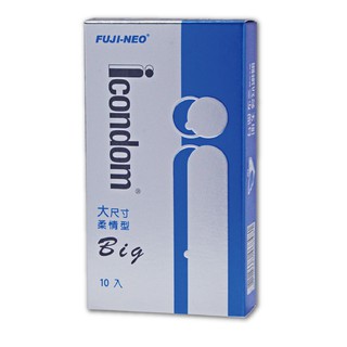 FUJI-NEO ICONDOM 艾康頓 大尺寸柔情型 衛生套 保險套 10入