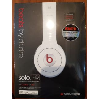 Beats by dr.dre Solo HD 白色超好看