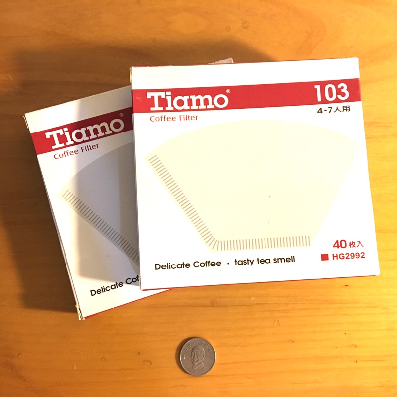 Tiamo 103 無漂白咖啡濾紙 4-7人