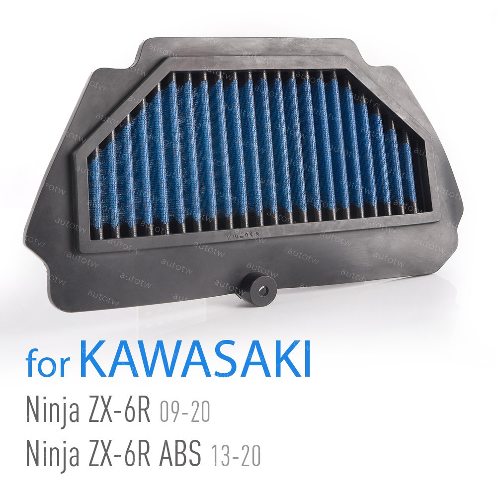 Kawasaki Ninja ZX-6R 2009~2020 台製外銷副廠空濾 空氣濾芯 11013-0036