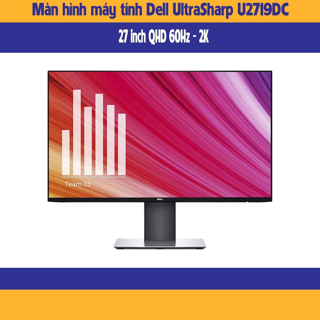 戴爾 UltraSharp U2719DC 27 英寸 QHD 60Hz 電腦 LED LED