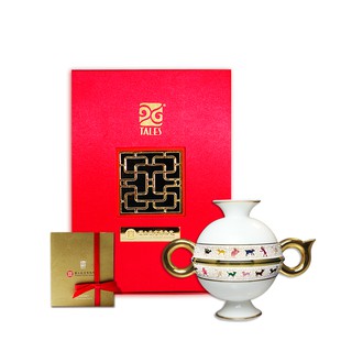 故宮神話-乾隆雅翫-豆茶器-動物紋(1壺2杯)--禮品 TALES神話言官方旗艦店
