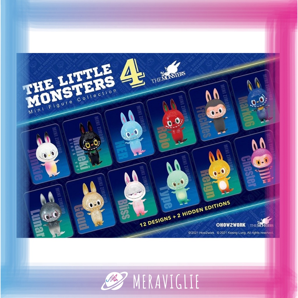 【M.M小舖】『現貨』 HOW2WORK 盒玩 Labubu Zimomo 4 The Little Monsters