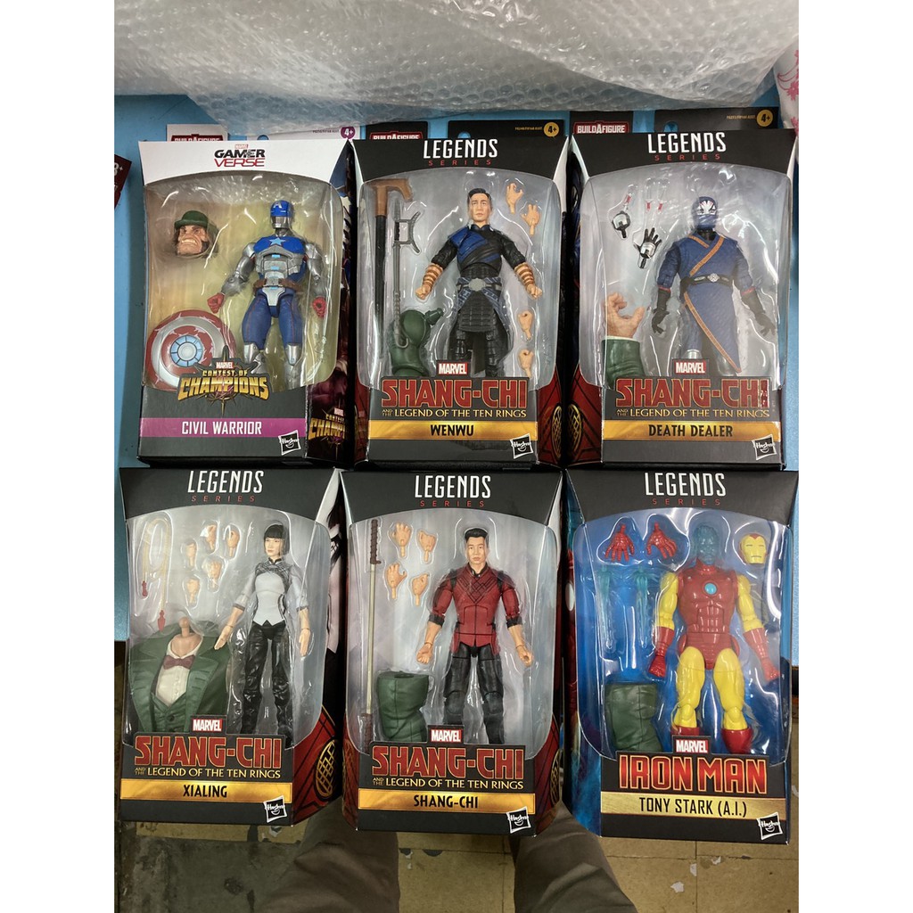 全新現貨 Marvel Legends 漫威 上氣 尚氣與十環幫傳奇 梁朝偉 滿大人 6+1BAF 海德 6吋 可動