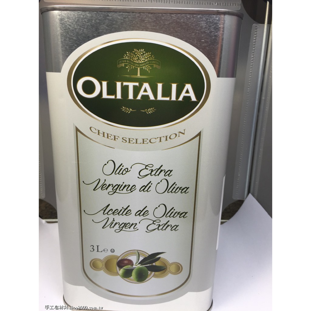 奧利塔Olitalia(原裝鐵桶)橄欖油3L(Extra Virgin)