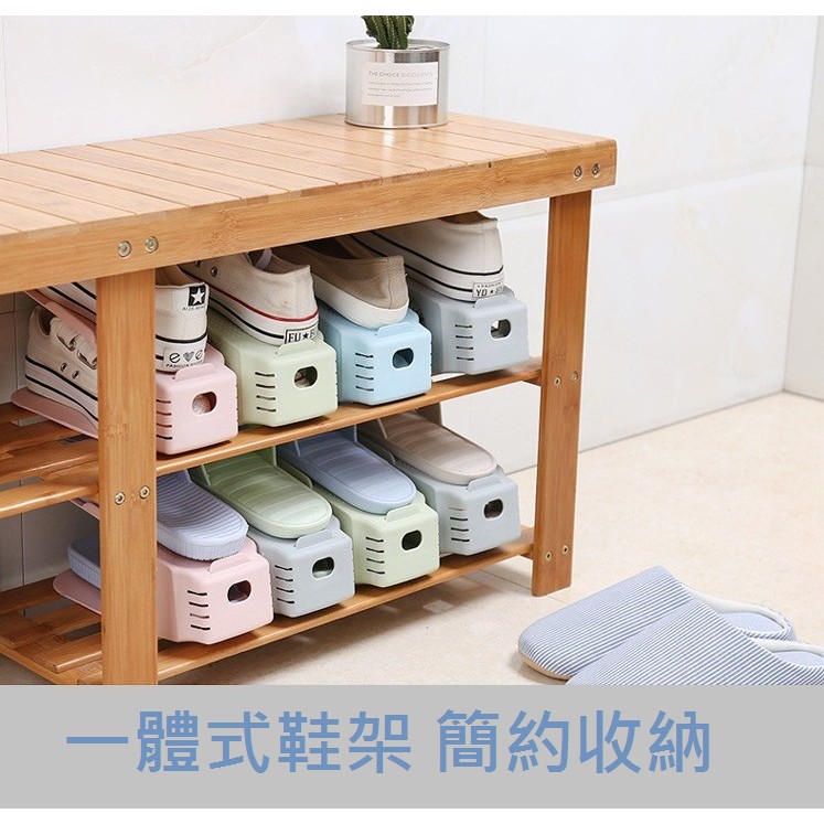 鞋架現貨北歐簡約一體式鞋架加厚節省空間鞋櫃簡易鞋子收納架收納架鞋子架鞋盒雙層鞋架 千合小舖 蝦皮購物